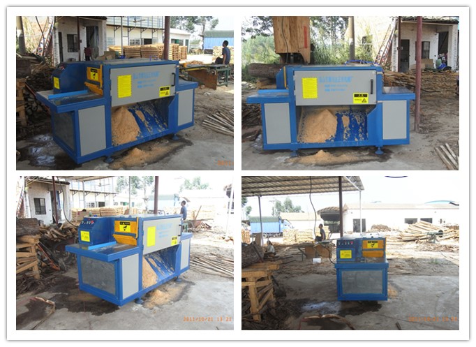 廣東肇慶四會--方木多片鋸工作圖