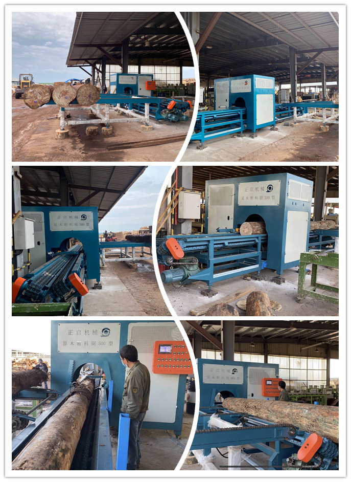 2020年4月ZQ500型全自動數控截斷機在江蘇省鎮(zhèn)江市現場工作圖