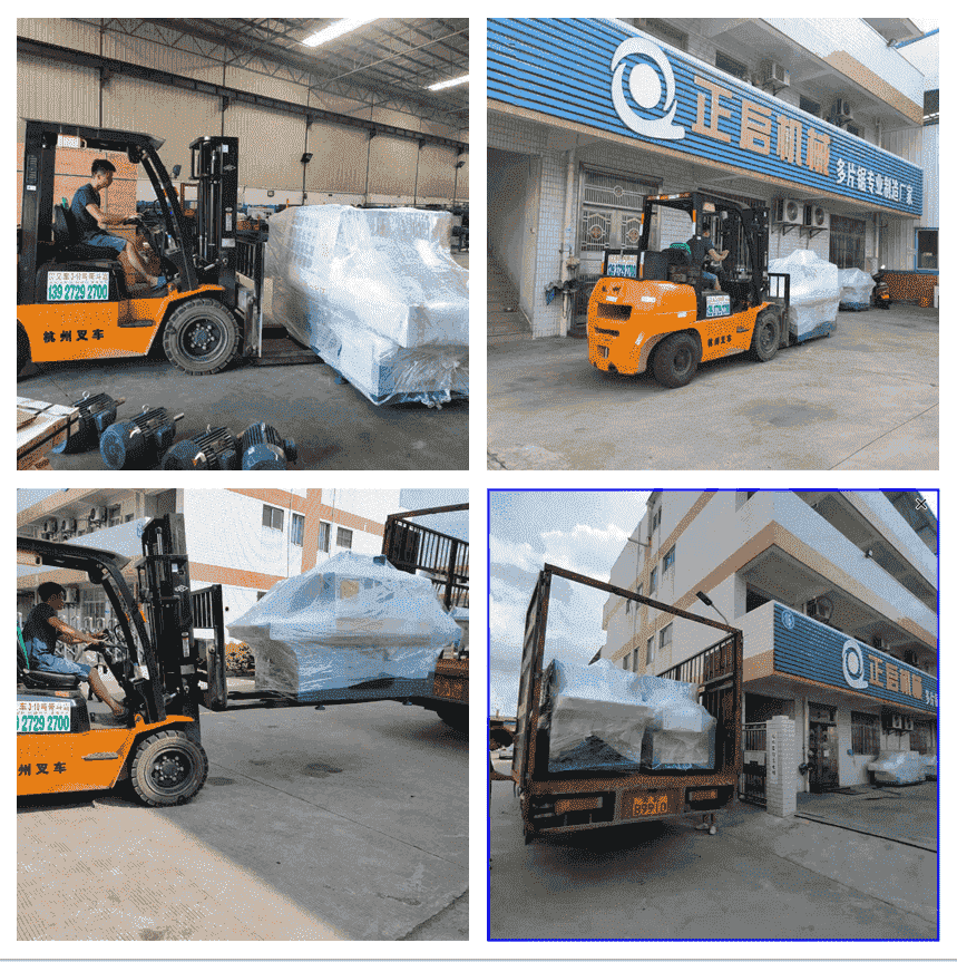 2021年7月6日發往貴州黔西南州-ZQ300型圓木多片鋸、ZQ150型方木多片鋸、原木自動出料架