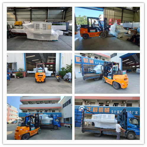 2021年7月24日發往順德區倫教熹涌裕成-ZQ300型圓木多片鋸、ZQ150型方木多片鋸