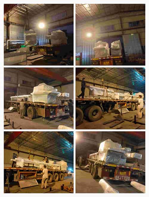 2021年9月6日發廣西玉林-ZQ200型圓木多片鋸、自動出料架、板材輸送架、ZQ100方木多片鋸