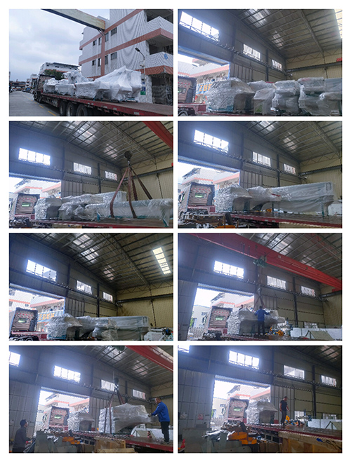 2023年4月3日發(fā)新疆阿克蘇-ZQ250截斷鋸、ZQ200圓木多片鋸、ZQ150方木多片鋸、圓木堆料架、翻轉進料架、ZQ400清邊機2臺、斜坡上料架