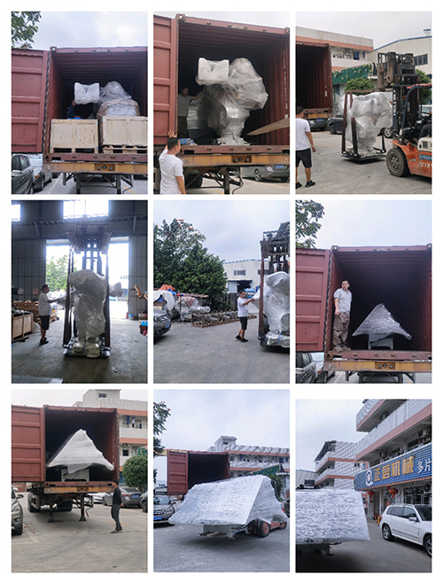 2023年4月14日發(fā)歐洲捷克裝柜-釘托盤ABB機器人、旋轉工作臺1個