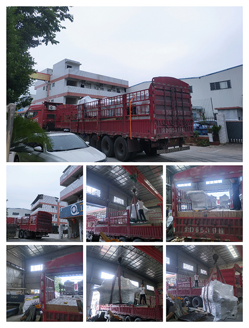 2023年5月8日發(fā)云南曲靖師宗-ZQ150方木多片鋸2臺、自動出料架