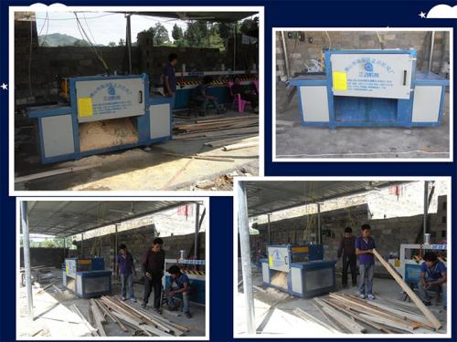 廣西-賀州-桐仁-原木多片鋸加工現(xiàn)場