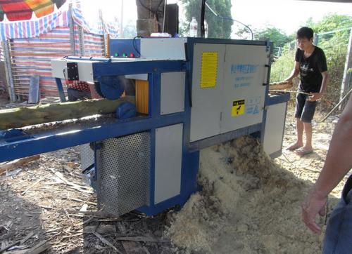 廣西省貴港市八堂鎮(zhèn)-200圓木多片鋸加工現(xiàn)場