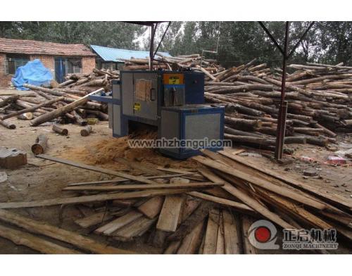 山東省德州市平原縣--鋸雜木現場